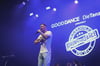 Leon Gossens (25) trat als Rapper "Lance406" beim Bernburger Stadt- und Rosenfest im Rahmen des "Drum & Dance"-Projektes auf.