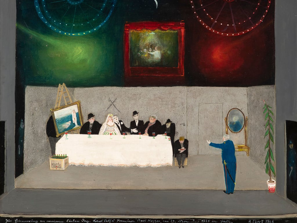 Albert Eberts "Mackie Messers Hochzeit I" führt die Preisliste an.