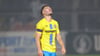 Theo Ogbidi im Spiel des. 1. FC Lok gegen den Chemnitzer FC.