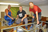 Die Kegler Claus Wähler, Tobias Schulze und Stefan Baransky (v.li.) freuen sich auf das Turnier am Samstag.