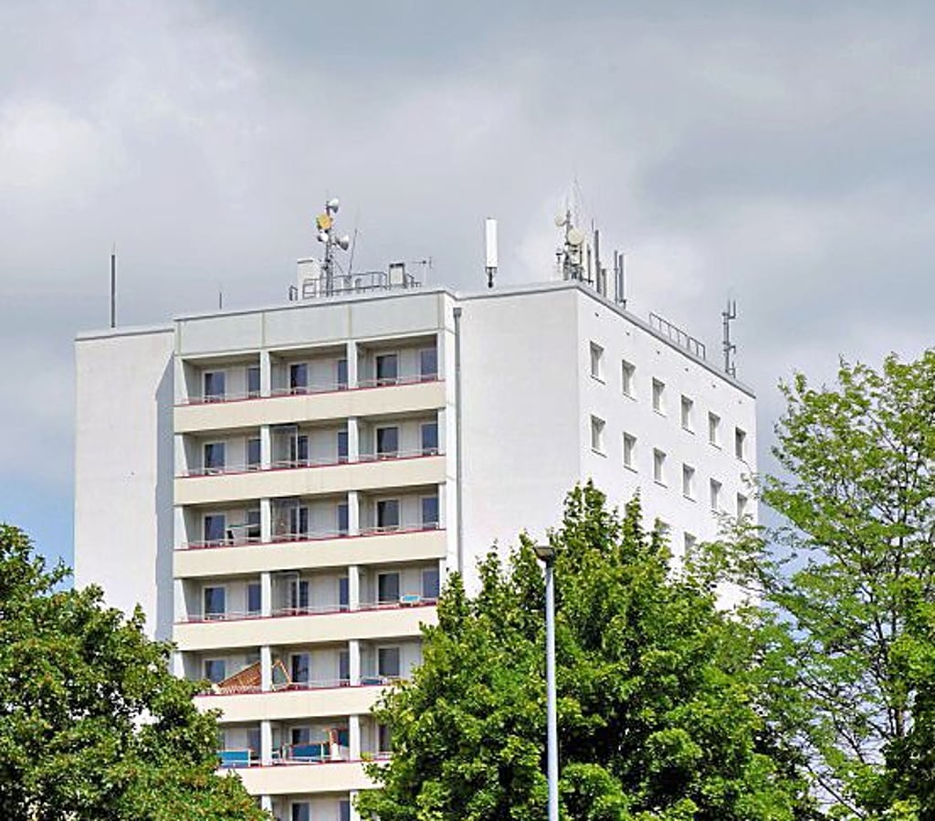 Das Hochhaus steht seit einigen Jahren leer.