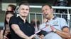 Früher gemeinsamen bei RB Leipzig: Burghausen-Profi Alexander Sorge (l.) und Scout Tino Vogel