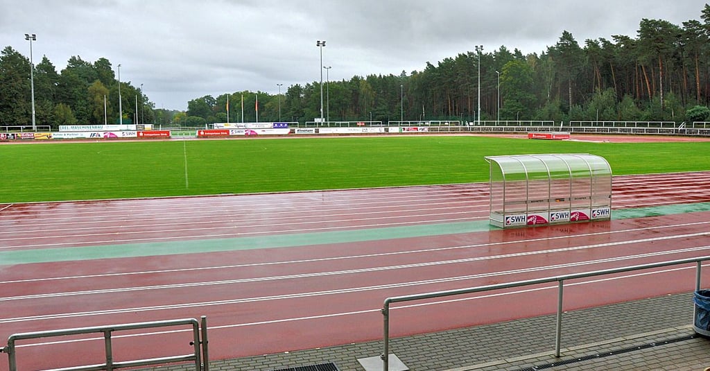 Das Waldstadion wird von mehreren Vereinen genutzt.
