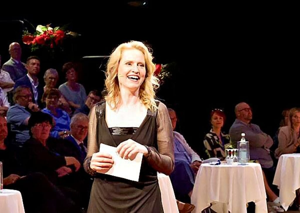 Strahlende Gastgeberin: Mille Maria Dalsgaard