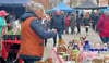 Verkaufsoffener Sonntag mit einem zusätzlichen Marktangebot – hier vor Ostern – das zieht in Zeitz Besucher in die Innenstadt. 