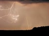 In der Nacht vom 2. zum 3. Mai gab es Gewitter. Hier bietet sich  über Reinharz ein schönes Spektakel.  
