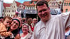 Wittenbergs Landrat Christian Tylsch und seine Frau Selina waren im vergangenen Jahr im Umzug mit dabei. In diesem Jahr sind sie das Lutherpaar. 