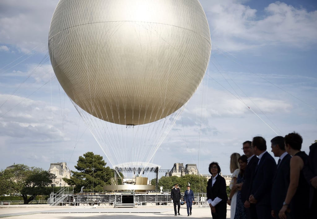 Vom 21. Juni an steigt der Olympia-Ballon in Paris wieder in den Abendhimmel.