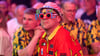 Gute Stimmung: In Frankfurt feiern die Fans lautstark.