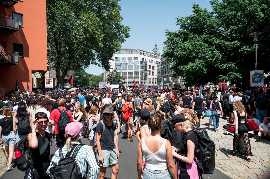 Viel Zulauf bei Demonstration in Jena