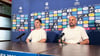 Trainer Antonio Di Salvo (r) und Spieler Paul Nebel (l) streben den zweiten Sieg an.