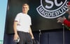 Gisli Kristjansson ließ die SCM-Fans schon bei der Präsentation am Freitagabend auf einen Einsatz hoffen.