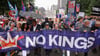 Das Motto der Proteste lautet „No Kings“ (Keine Könige).