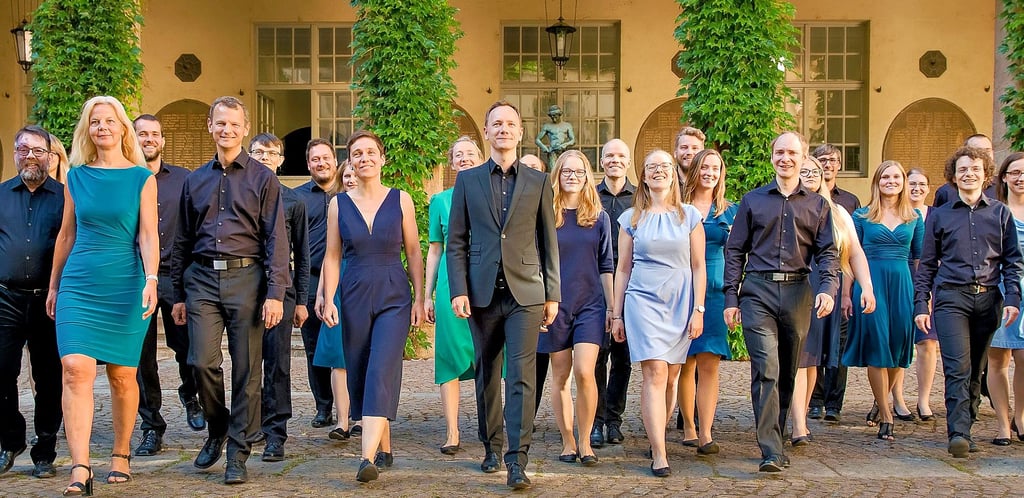 Der Otto-Schott-Chor aus Jena tritt in Loburg auf.
