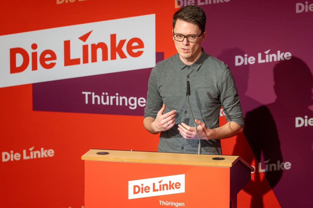 Bleibt Christian Schaft Thüringer Linke-Chef? Darum geht es bei einem Parteitag in Ilmenau. (Archivbild)