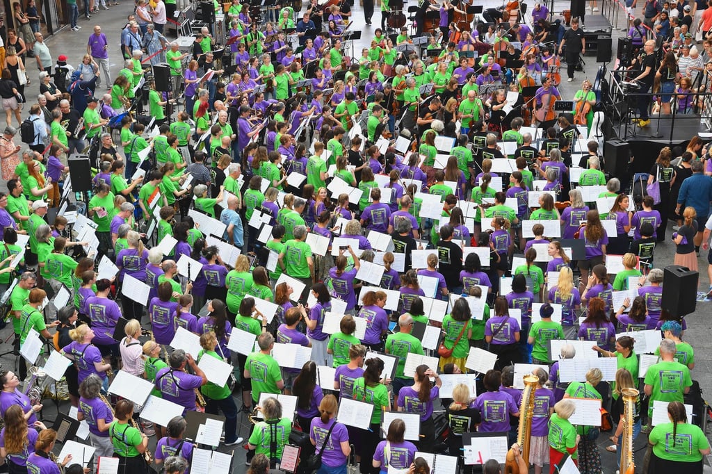 Der „Symphonic Mob“ fand bereits zum elften Mal statt.