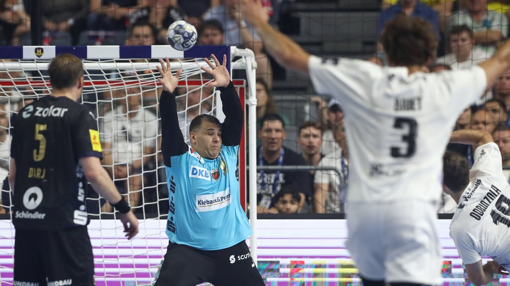Dejan Milosavljev war mit 15 Paraden der Matchwinner der Füchse Berlin.