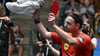 Abschied vom Tischtennis: Timo Boll nach dem letzten Spiel seiner Karriere.