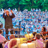 Händelfestspiele 2025: Das Konzert "Bridges to Classics" mit Dirigent Bernd Ruf in der Galgenbergschlucht.