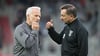 Mark Zimmermann ist nicht mehr HFC-Trainer. Sportchef Daniel Meyer (r.) sucht einen Nachfolger.