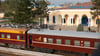 Zwischenstopp in Usbekistan: Der „Orient Silk Road Express“ im Bahnhof von Shahrisabz.