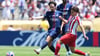 Vitinha und PSG erarbeiteten sich in der ersten Halbzeit mehr als 75 Prozent Ballbesitz.