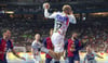 Tim Hornke warf mit einem Buzzer-Beater den SC Magdeburg gegen Barcelona ins Finale der Champions League.
