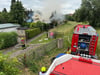 Die Laube stand in Jeßnitz im Vollbrand. 