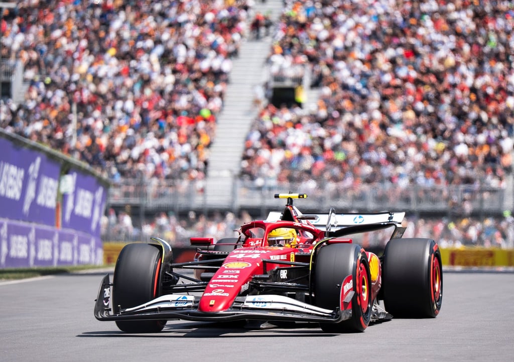 Lewis Hamilton auf der Strecke in Kanada.