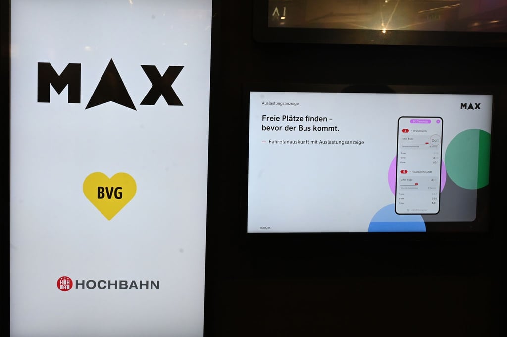 Die neue geplante Nahverkehrsapp aus Berlin und Hamburg heißt Max.