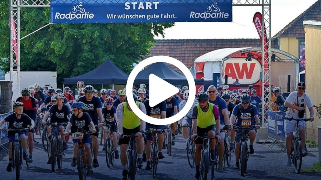 Um 9 Uhr startete die 71-Kilometer-Maxi-Tour der Volksstimme Radpartie.
