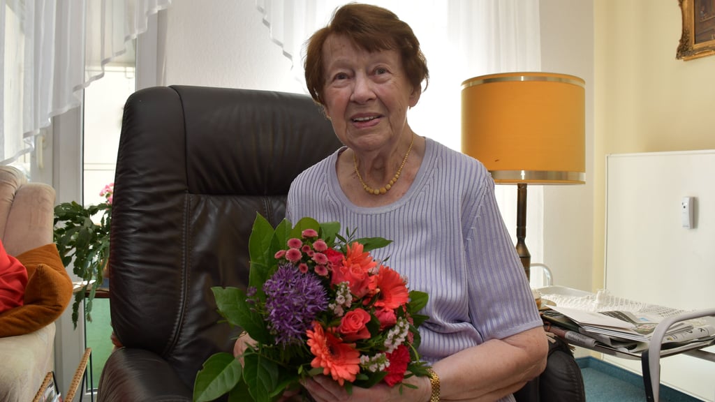Die Magdeburgerin Eva Pape konnte ihren 100. Geburtstag feiern.