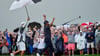 Spaun jubelt nach dem 20-Meter-Putt zum Sieg.