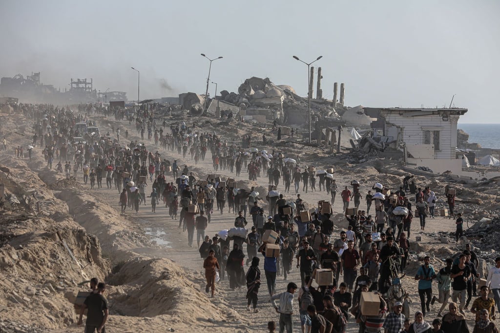 Nach palästinensischen Angaben sollen in der Nähe eines Verteilzentrums für humanitäre Hilfe wieder Menschen getötet worden sein. (Archivbild)
