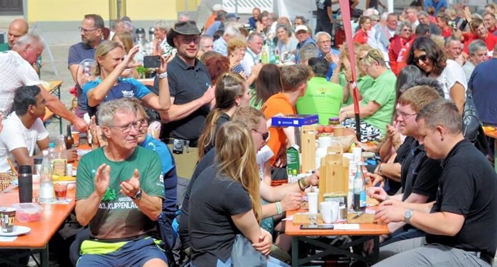 Von Beginn an eine feste Größe im Programm: das Bürgerfrühstück. Zum 9. Mal findet es am 5. Juli statt.