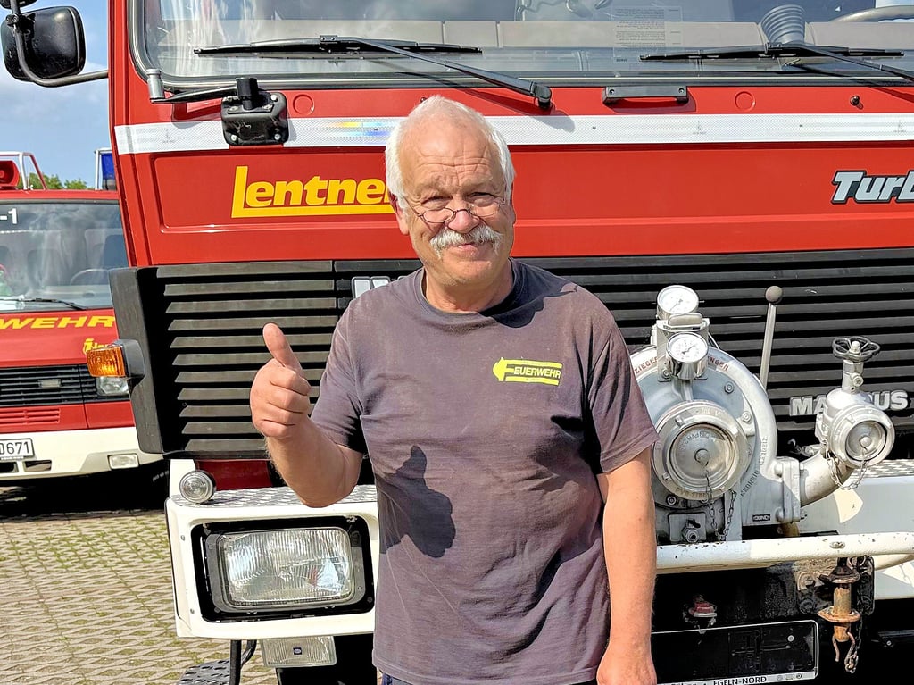 Die Feuerwehr ist seit Jahrzehnten die große Leidenschaft von Lothar Meyer.