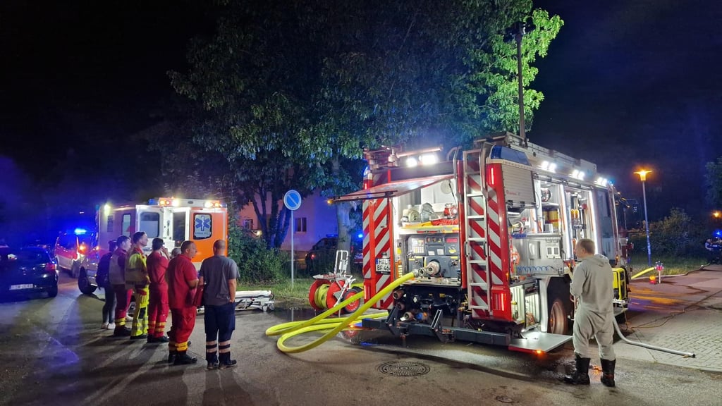 Die Feuerwehr war in der Kreuzerstraße im Einsatz.