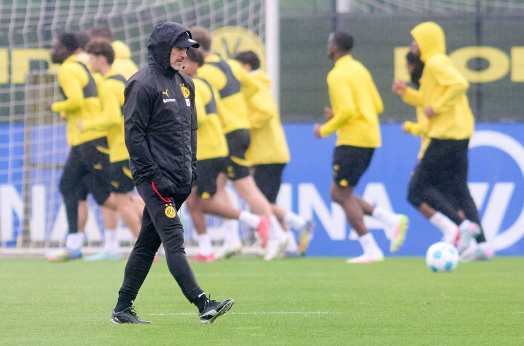 Trainierte seine Mannschaft im Regen: Niko Kovac.