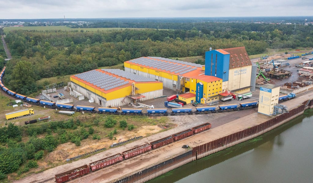 Bahndienstleistungen gehören mit zu den Aufgabenschwerpunkten im Roßlauer Industriehafen.