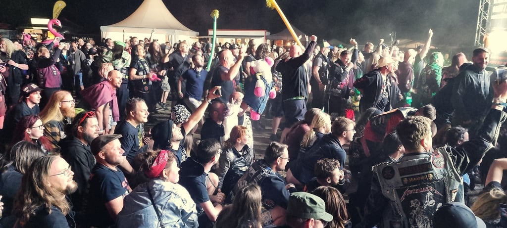 Metal Frenzy 2025: Über mangelnde Stimmung vor der Bühne mussten sich die Musiker an den vier Tagen keine Sorgen machen.