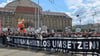 Demo in Leipzig: Stuttgart-Fans fordern die Umsetzung von 50+1 ohne Ausnahme.