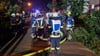 Die Feuerwehr war bei einem Brand in der Kreuzerstraße in Halle im Einsatz.