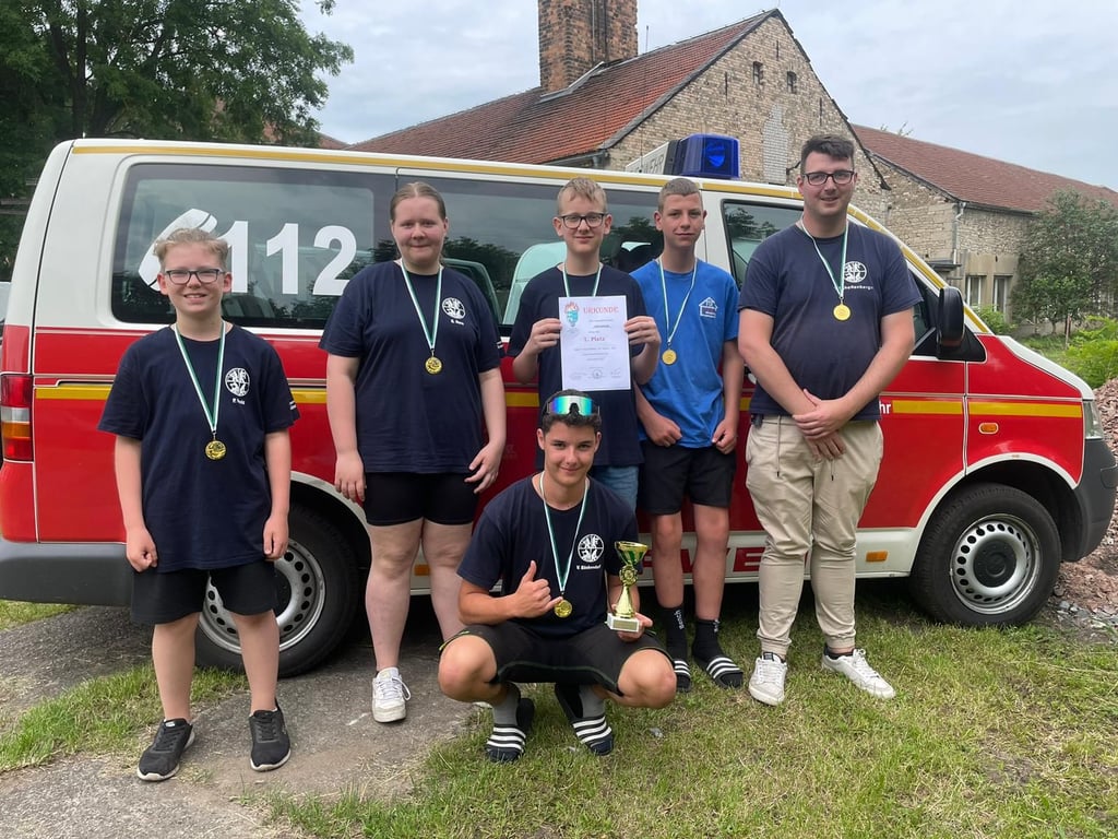Bei den Jugendfeuerwehren gewannen die Aderstedter.