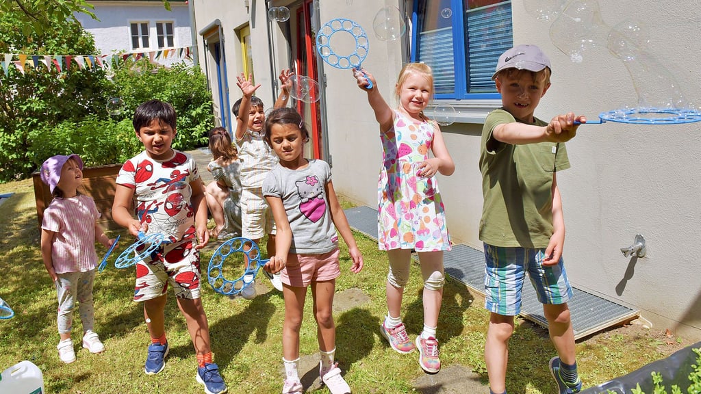 Die Kinder fühlen sich in der Einrichtung am Andreaskirchplatz wohl.