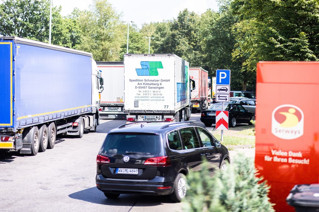 Wie voll es auf den Park- und Rastanlagen wirklich ist, lässt sich von der Fahrbahn aus meist nicht sonderlich gut einschätzen.