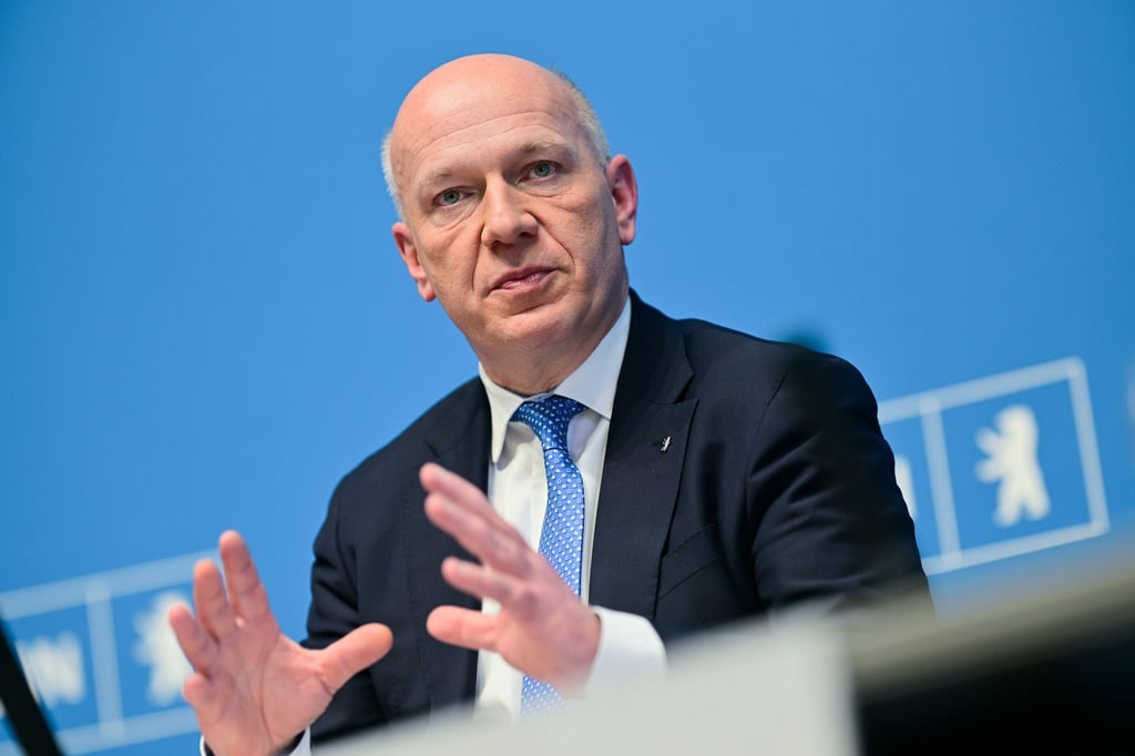Berlins Regierender Bürgermeister Kai Wegner (CDU):„ Wir brauchen den Wachstumsbooster für Deutschland.“ (Archivbild)