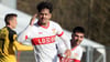 Laurin Ullrich (li.) und Samuele di Benedetto spielten unter Markus Fiedler beim VfB Stuttgart II.