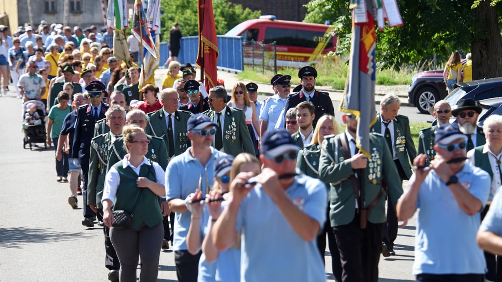 Vereinsfest in Giersleben: Am Sonntag steht der Festumzug der Vereine auf dem Programm.