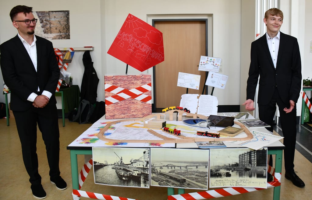 Schüler des Werner-von-Siemens-Gymnasiums haben visionäre Ideen für die Magdeburger Stadtteile Alte und Neue Neustadt vorgestellt.
