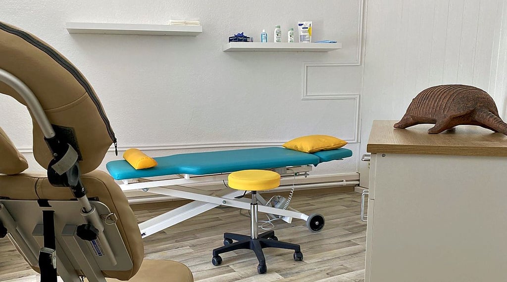Die Praxis für Physiotherapie ist vorübergehend im ehemaligen Nagelstudio am Prinzenberg 2 zu finden.